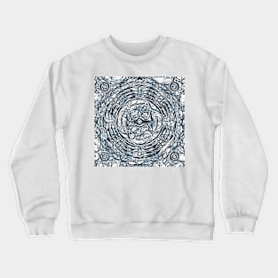 Mandala Blue Crewneck Sweatshirt